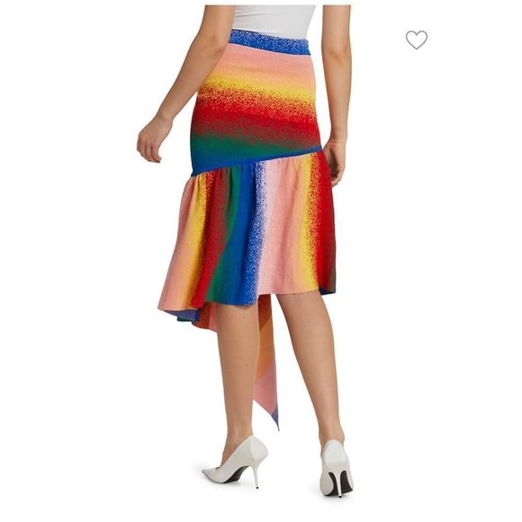 Amur Asymmetrical Colorful Skirt - Picture 3 of 4